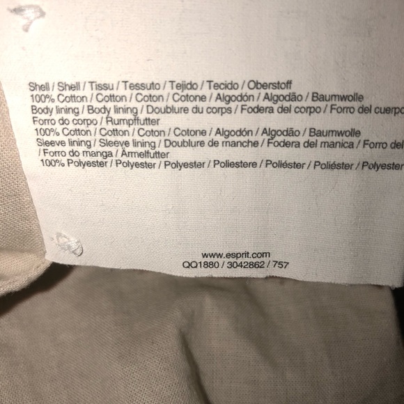 Esprit trench coat - Picture 4 of 4